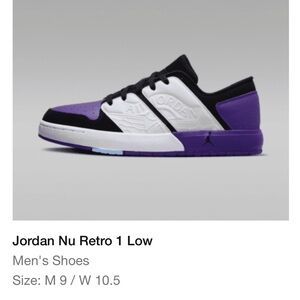 *Like New* Jordan Nu Retro 1 Low